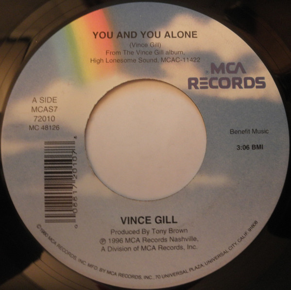 Accords et paroles You And You Alone Vince Gill