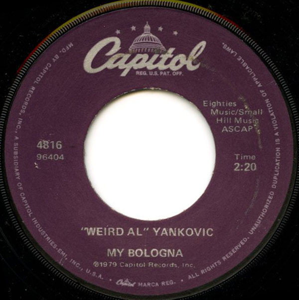 Accords et paroles My Bologna Weird Al Yankovic