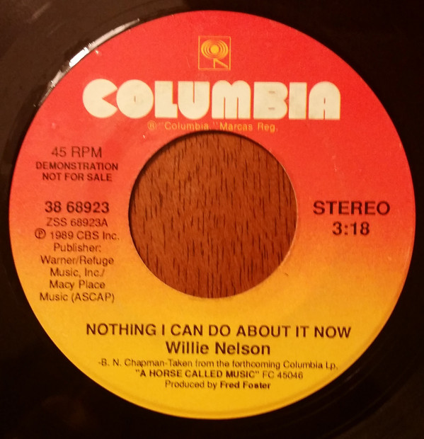Accords et paroles Nothing I Can Do About It Now Willie Nelson