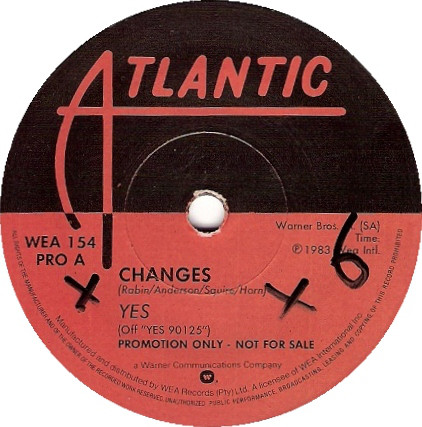 Accords et paroles Changes Yes