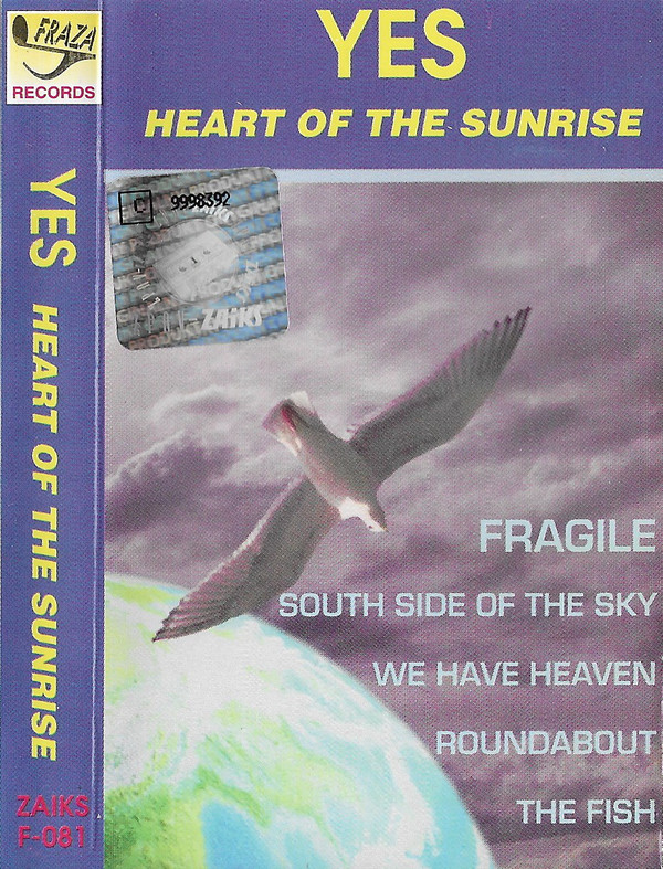 Accords et paroles Heart Of The Sunrise Yes