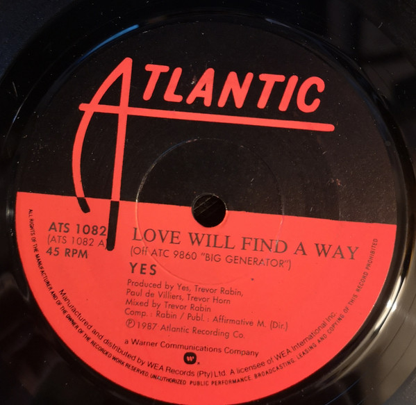 Accords et paroles Love Will Find A Way Yes