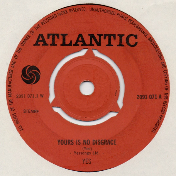 Accords et paroles Yours Is No Disgrace Yes