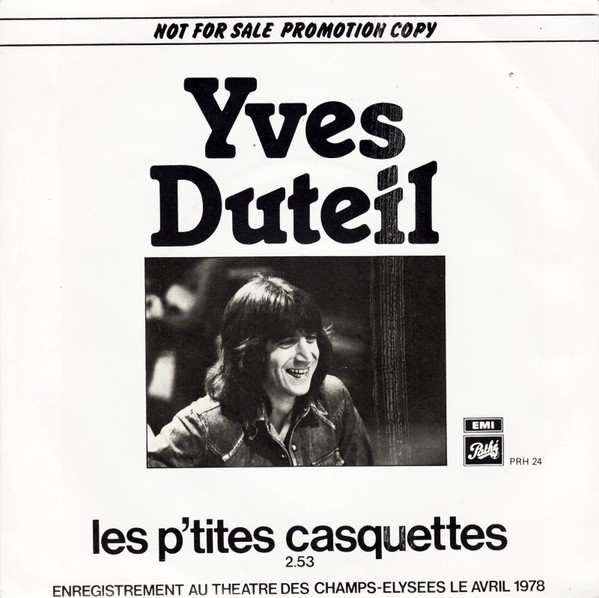 Accords et paroles Les p'tites casquettes Yves Duteil