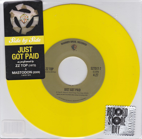 Accords et paroles Just Got Paid ZZ Top