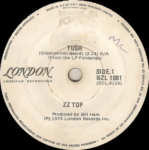 Accords et paroles Tush ZZ Top